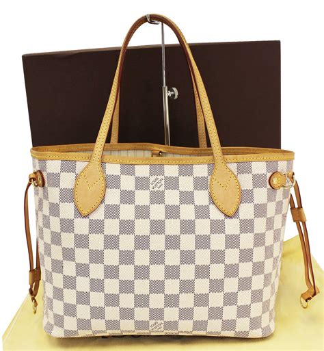 louis vuitton neverfull pm damier azur bag|louis vuitton neverfull mm reviews.